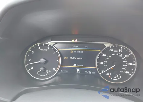 2025 Nissan Altima Sr Fwd z USA, uszkodzony, nr VIN 1N4BL4CV3SN405358